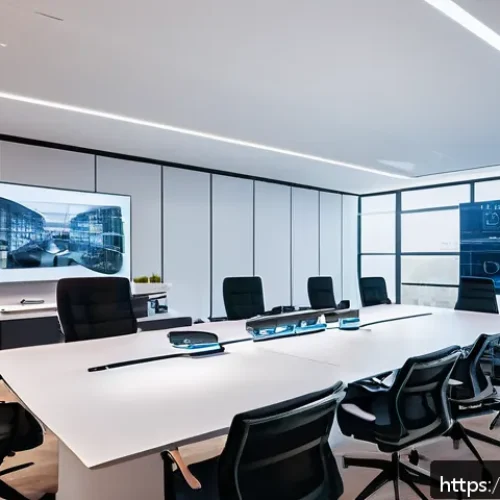 Home 17 VR로 건축 설계 - A modern architectural design studio interior showcasing a team of diverse architects collaborating ...